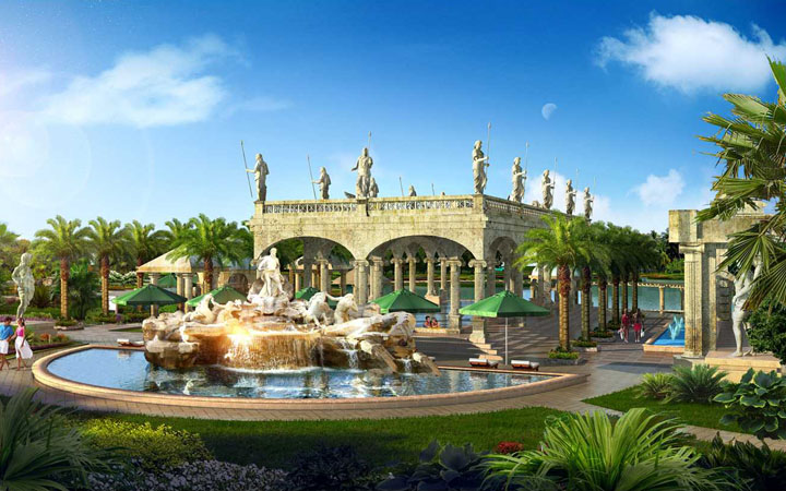 恒大廣東恩平泉都溫泉小鎮(zhèn)意大利館溫泉策劃、溫泉設計圖